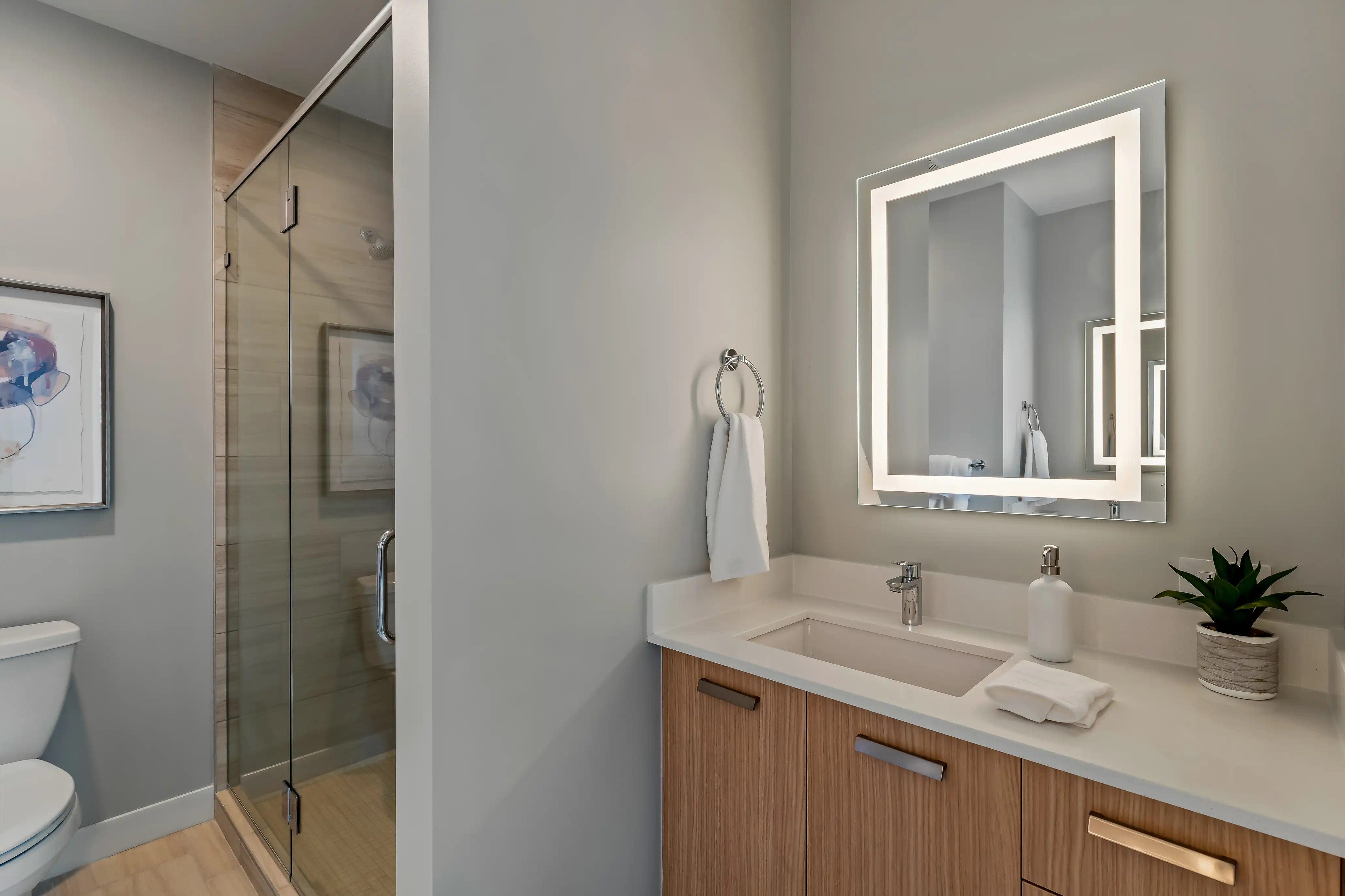 Two bedroom residence interior
